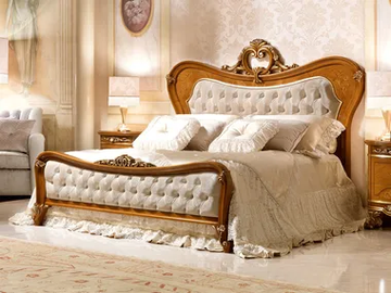 DIAMANTE - Double bed with tufted headboard by Barnini Oseo - view 2